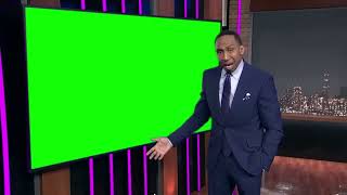 Stephen A. Smith "I work for a living, I ain't got time to know all of this" green screen