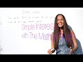 The Maths Prof: Simple Interest