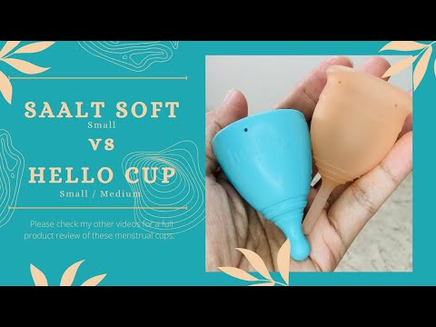 SAALT SOFT (Small) vs HELLO CUP (S/M) : Squish Comparison