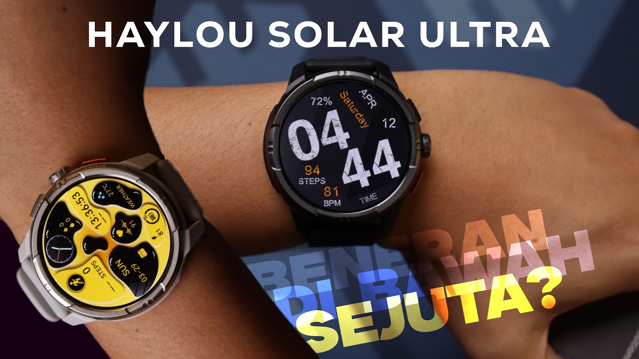 6 Hal yg Jarang Ada pada WATCH di Bawah Sejutaan! Haylou Solar Ultra Punya!
