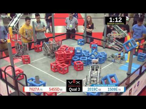 2015 VRC Arts Q3 - 7627A 5455D vs 2019C 1509E - 42 to 44 - VEX Worlds 2015 - Arts Division