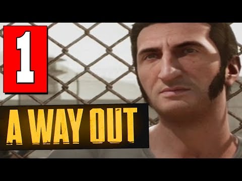 A WAY OUT Gameplay Walkthrough Part 1 (FULL GAME) Lets Play Playthrough