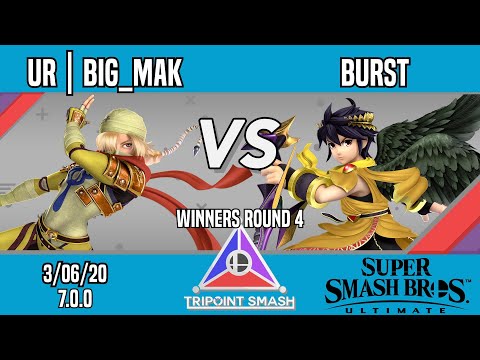 Tripoint 100 - Winners Round 4 - UR | big_mak(Sheik) Vs. Burst(Dark Pit)