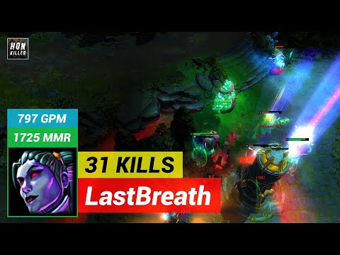 HoN The Dark Lady - LastBreath - 797 GPM 1725 MMR - NM