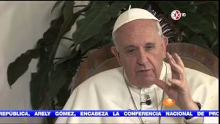 12.03.2015 Valentina Alazraki entrevista al Papa Francisco 1-2