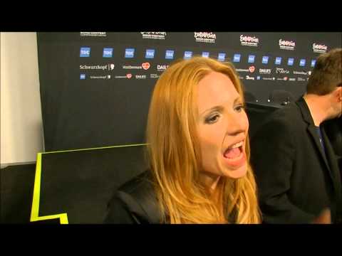 Eurovision 2014: Interview with Valentina Monetta (San Marino) after qualifying for the final