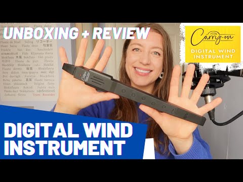 Unboxing and testing the new DIGITAL WIND INSTRUMENT | Team Recorder