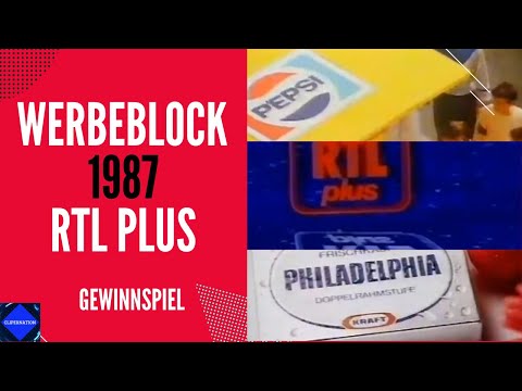 Alte RTL Plus Werbeblock 1987  80er German [2021]