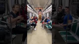 American subway pranks 😂 metro pranks 🔥 #shorts