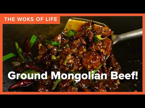 Easy Mongolian Beef for when all you have is ground beef | The Woks of Life