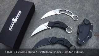 preview picture of video 'SKAR Karambit Extrema Ratio & Coltelleria Collini - knives'