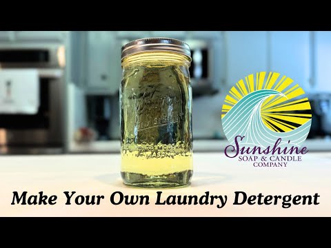 How To Make A Strong Smelling, Concentrated Laundry Detergent!