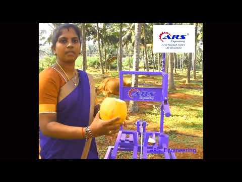 Manual Tender Coconut Cutting Machine