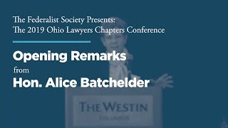 Click to play: Opening Remarks from Hon. Alice Batchelder