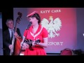Katy Carr sings Cztery mile za Warszawą at the POSK for the Polish Olympic Welcome Comittee