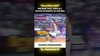 One of PBA's GOAT | Tops all statistical categories | Ramon Fernandez "El Presidente" #goat #mvp