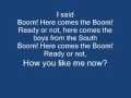 POD Boom lyrics