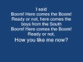 POD Boom lyrics 