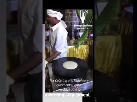 Stainless Steel Tefln Coated Tawa Electric Crepe Maker, Black