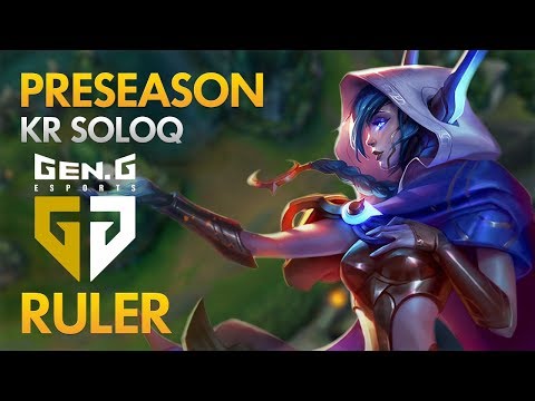 Preseason: Gen.G Ruler - Xayah Bot Lane - KDA 16/1/11
