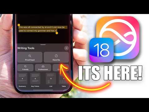 iOS 18.1 Beta - Apple integrations is now here!