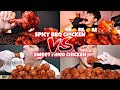 SPICY BBQ CHICKEN VS SWEET FRIED CHICKEN!🌶️🍗🆚🍗🍭