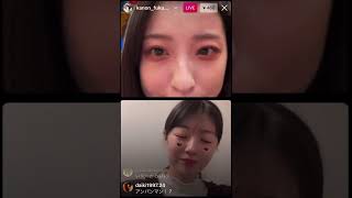 まろとかななんインスタライブ！福田花音 中西香菜 巫まろ スマイレージ