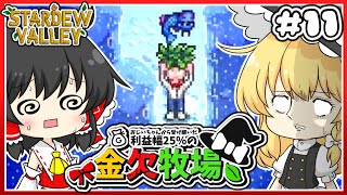 【Stardew Valley】 私達の1年目最後の冬 金欠牧場part11【ゆっくり実況】