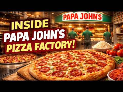 From Dough to Delicious — Papa John’s Pizza Making#papa johns pizza