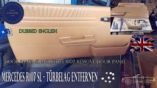 Mercedes R107 SL: Demontaż Tapicerki Drzwi