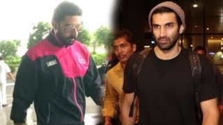 Airport Spotted: Abhishek Bachchan, Aditya Roy Kapoor, Kajol And Others