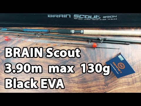 Вудилище фідерне Brain Scout 3.90m max 130g Black EVA