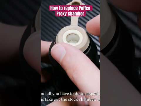 How To Replace Puffco Proxy Chamber with an Upgraded Chamber #shorts
