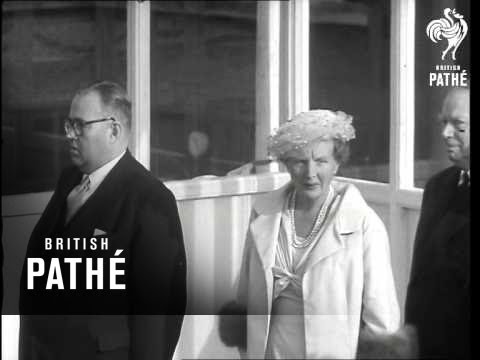 Launching Of Dutch Greatest Passenger Liner (1958)