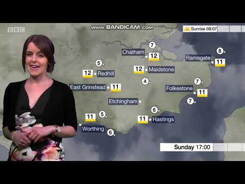 Alex Osbourne BBC South East Today weather December 29th 2018