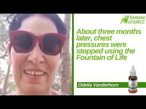 Odelia Vanderhorn - For about three months, the pressure in the chest stopped using FOL