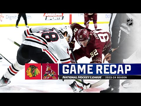 Blackhawks @ Coyotes 10/30 | NHL Highlights 2023