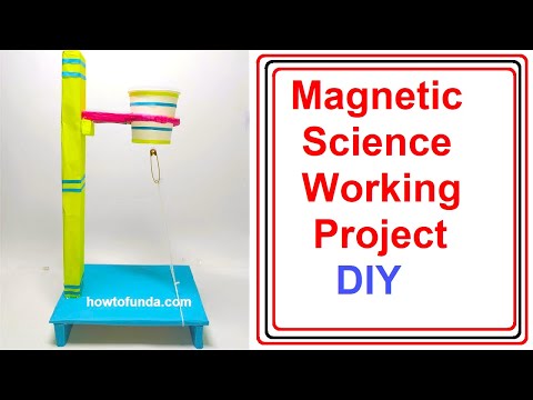 Magnetic science project working model for exhibition DIY at home howtofunda