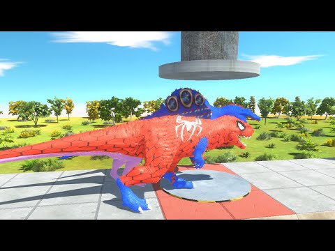 All Creepy Monsters Go Through Hydraulic Press - Animal Revolt Battle Simulator