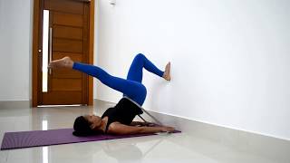 Ponte Unilateral na Parede com a Faixa Elástica