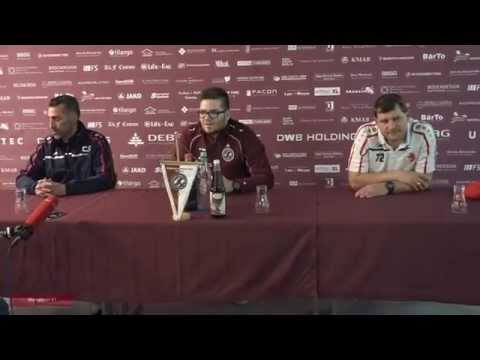 BFC Dynamo-BAK 07,14.Spieltag Pressekonferenz