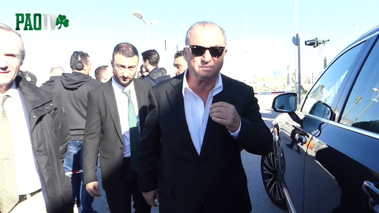 The arrival of Fatih Terim in Athens! | pao.gr