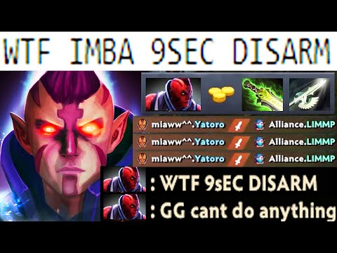 WTF IMBA 9Sec DISARM COMBO! Anti Mage EB + Halberd 100% Counter TA Crazy Carry Build Dota 2 Pro
