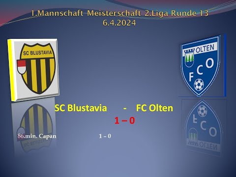 1.Mannschaft Meisterschaft 2.Liga SC Blustavia - FC Olten
