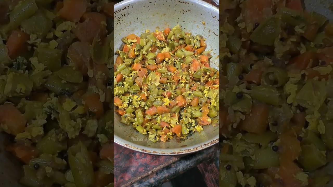 Today's Lunch menu |09/02/2023|Nika Special #beanscarrotporiyal #milagurasam #appalam