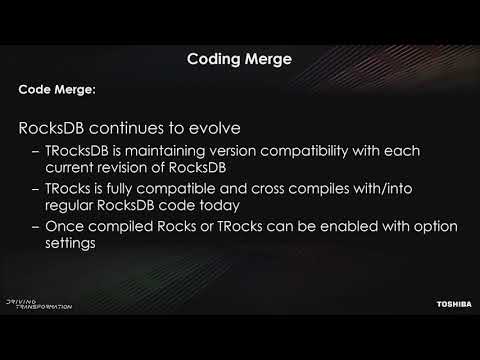 Enhancing RocksDB for SSD Endurance and Performance (SDC 2019)