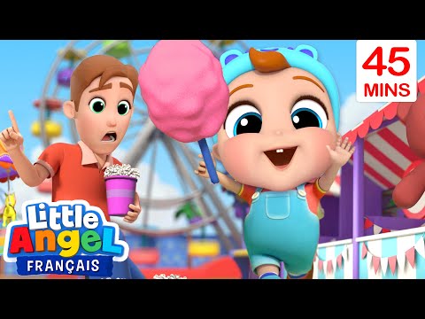 Bébé Louis à la foire | Parc de jeux en famille | Comptines Little Angel Français