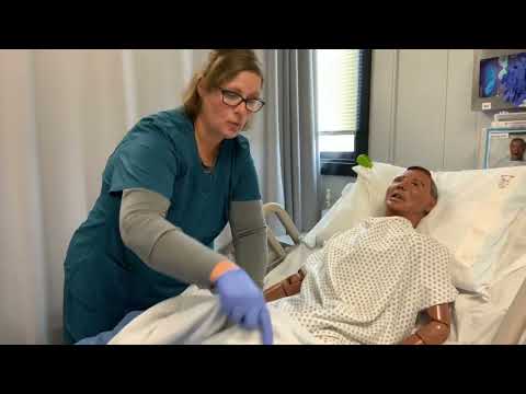 Assisting a Male Resident With a Urinal