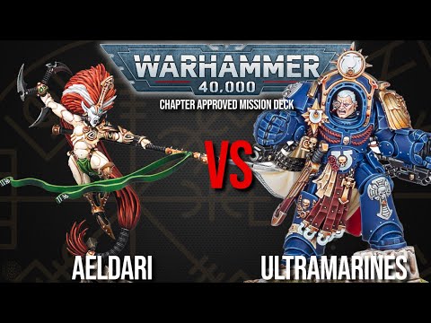 THE OG! Aeldari Vs Ultramarines - Warhammer 40k 10th Edition
