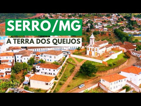 SERRO/MG | Conheça esse PARAÍSO MINEIRO visto do alto - 4K